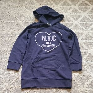 4 for $28 - George Girls XS (4-5) Blue "Day Dreamer" Sweatshirt Dress